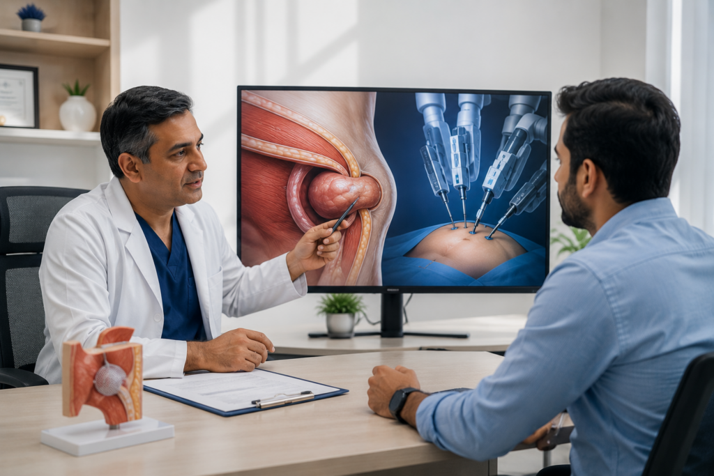 Robotic Hernia Surgery in Mumbai performed using advanced minimally invasive technology