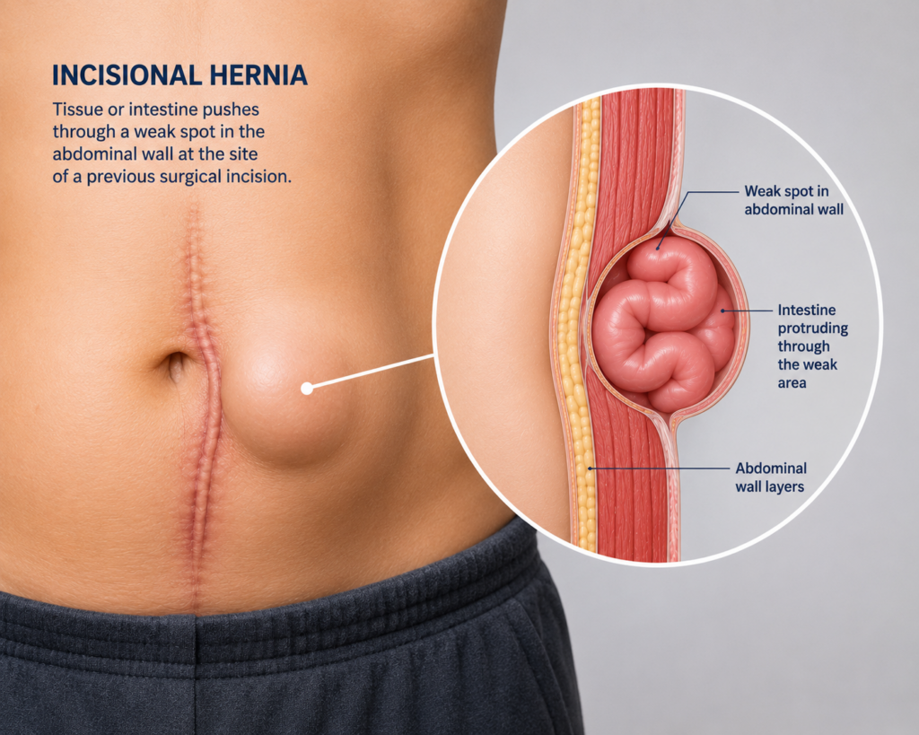 Incisional Hernia Repair Mumbai using advanced minimally invasive surgical techniques